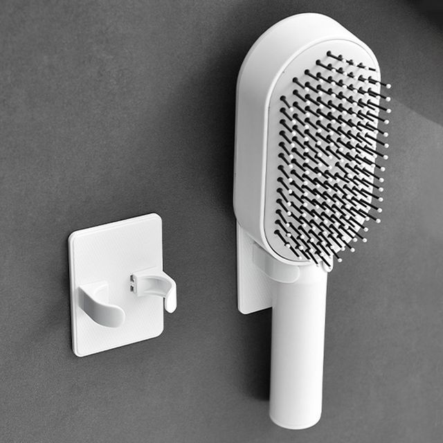 장만A838 헤어브러쉬 홀더 1개 헤어빗 머리빗 소품걸이 거치대 걸이대