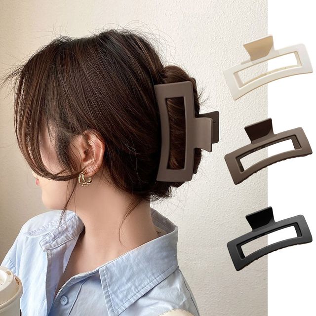 빅사이즈 12cm 스퀘어 집게핀 ELH-079