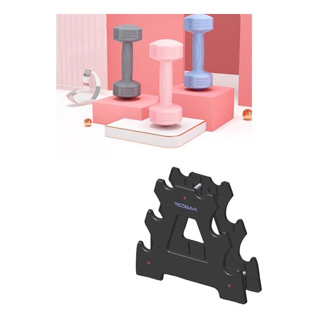 3단 아령거치대 가정용 아령정리대 덤벨수납 받침대