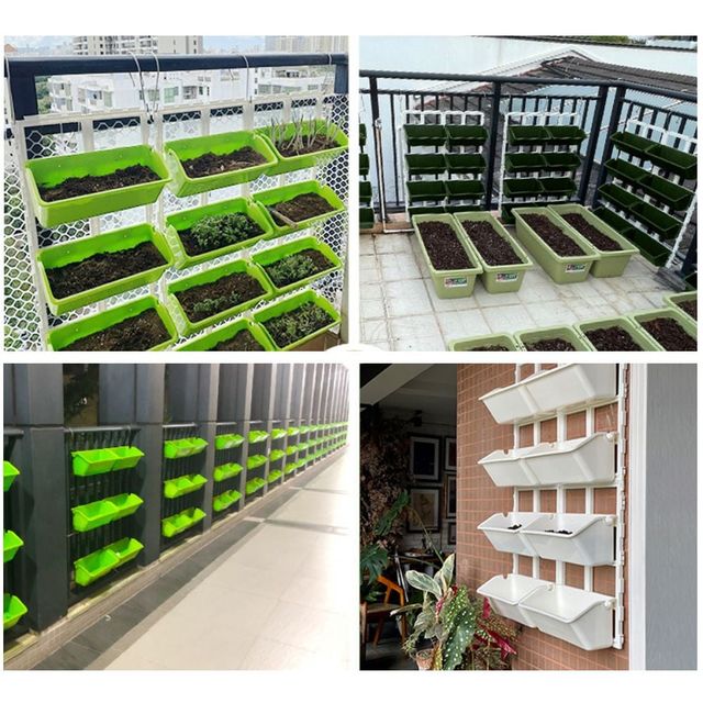 다용도 베란다 텃밭 화분 4단 8단 다층 수직 정원 가꾸기
