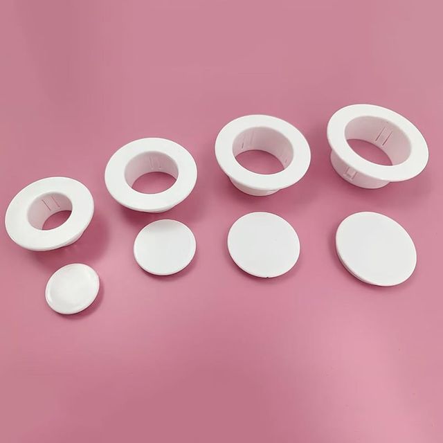 에어컨 배관 커버 벽 구멍 원형 마개 모음 뚜껑 60mm