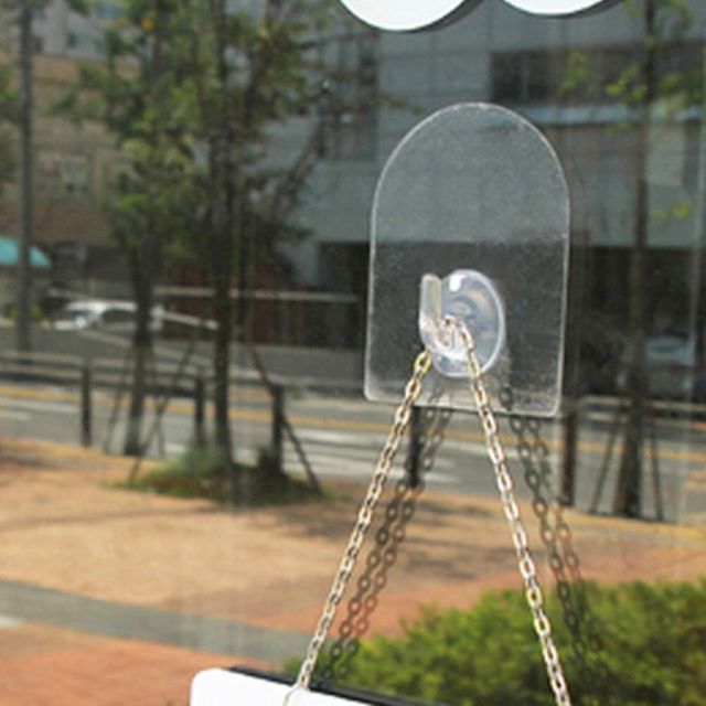 아무데나 잘붙는 행거 타원 투명 매직행거 5개