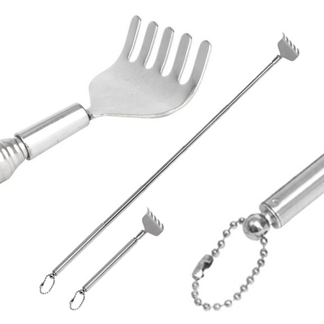 길이조절 스텐 안테나 효자손 늘어나는 등긁게 50cm