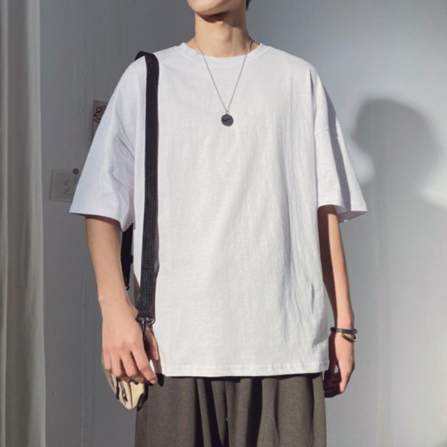 코튼 오버핏 반팔 기본티 JSC-d0141