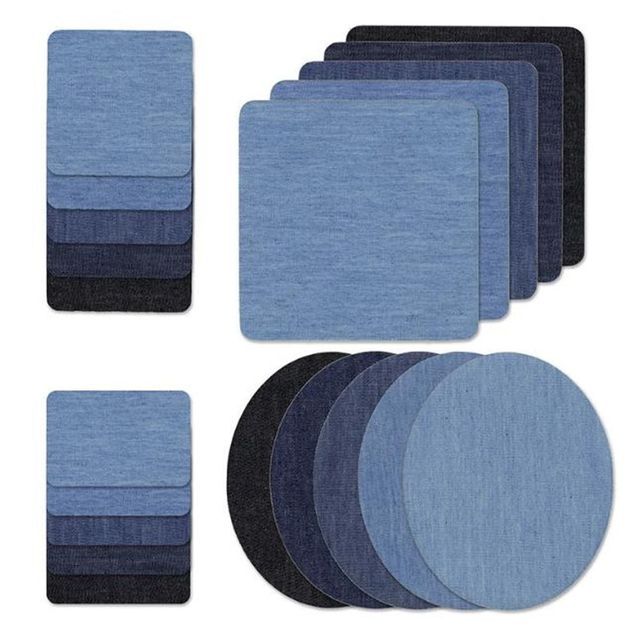 열부착 데님 패치 와펜 바지 마크 리폼 의류