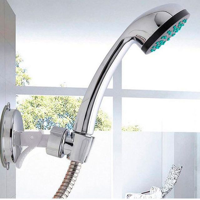 각도조절 흡착식 샤워기 거치대 홀더 걸이 고정대