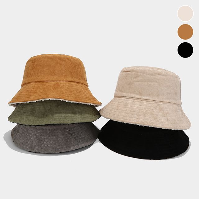 뽀글이 스웨이드 버킷햇 EL-1004354