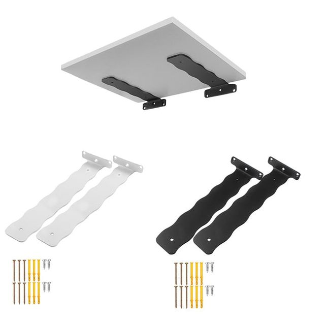선반 지지대 받침 12in 거치대 2개입 브라켓 책꽂이