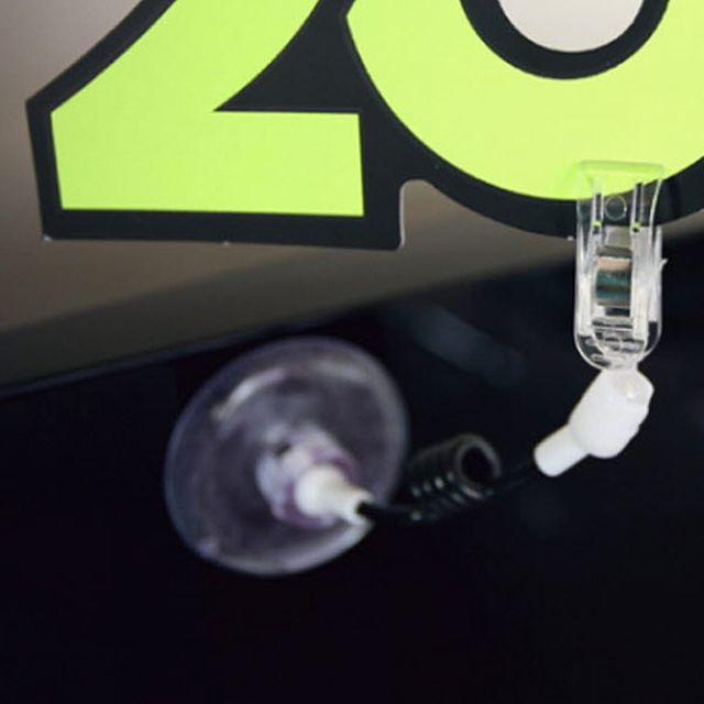 흡착판 전선줄 상품표시 집게소형 쇼클립10개