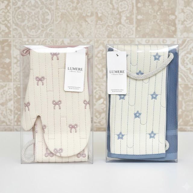 스크럽 장갑 각질제거 샤워타월 선물세트 MIR-1006390