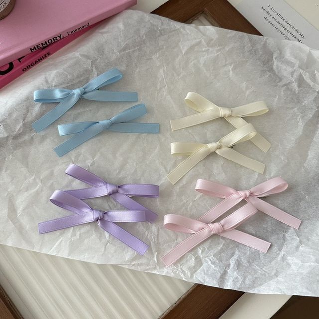 발레코어 미니 리본 집게핀 OSM-1005836