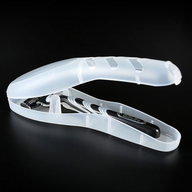 여행용 휴대용 면도기 면도날 홀더 보관 케이스 가방