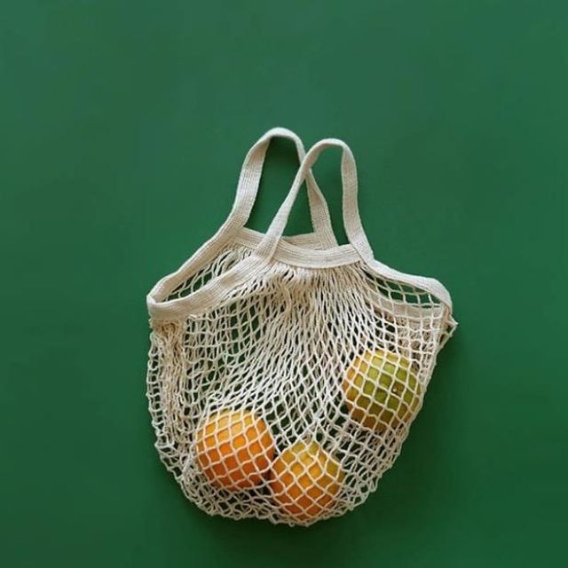 키밍 빈티지 메쉬백 그물가방 핸들 토트백 스타일리시 쇼핑백