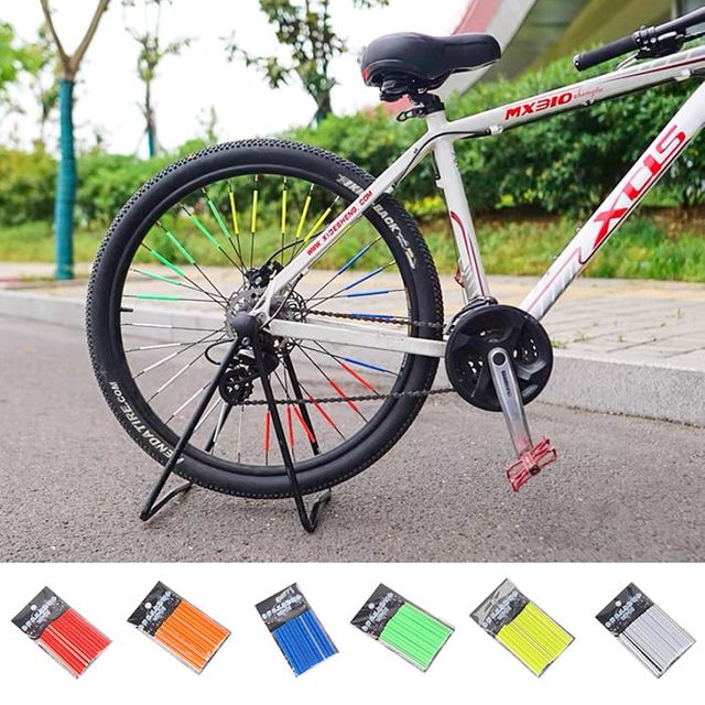 자전거 바퀴 빛반사 빨대 12개입 바퀴살 산악 야간