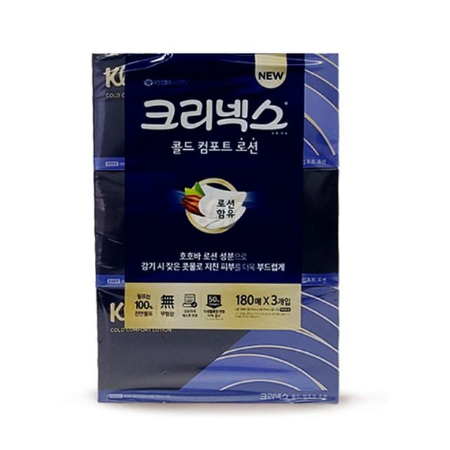 크리넥스 갑티슈/ 컴포트 로션 티슈/ 부드러운 휴지