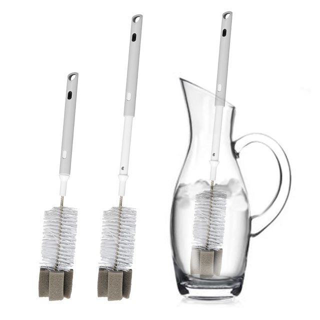 삼정088 스펀지 나일론 2단 베이직 병세척솔 병솔