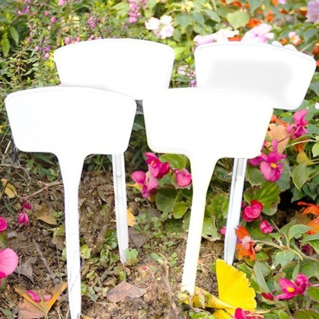 특대형 식물 화분 텃밭 원예 이름표 픽 꽂이 1P