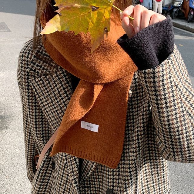 9컬러 베이직 뜨개 니트 머플러 목도리 겨울필수템