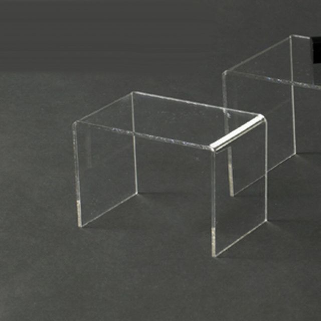 아크릴 상품진열대 소품진열대 ㄷ자 받침대 90