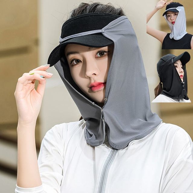 캡선가드 햇빛가리개 얼굴가리개 햇빛차단 탈부착