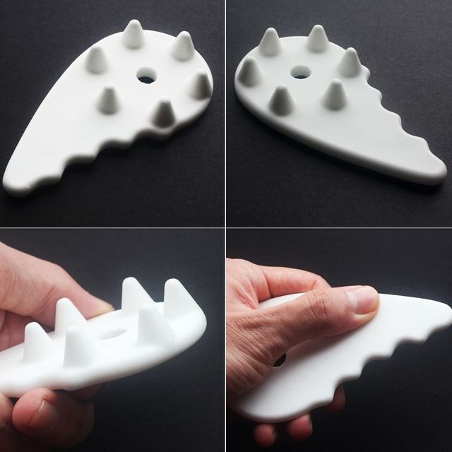 도자기 괄사 마사지 도구 세트 얼굴 마사지 기기