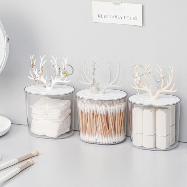 키밍 귀걸이 정리함 화장솜 수납 케이스 보관함