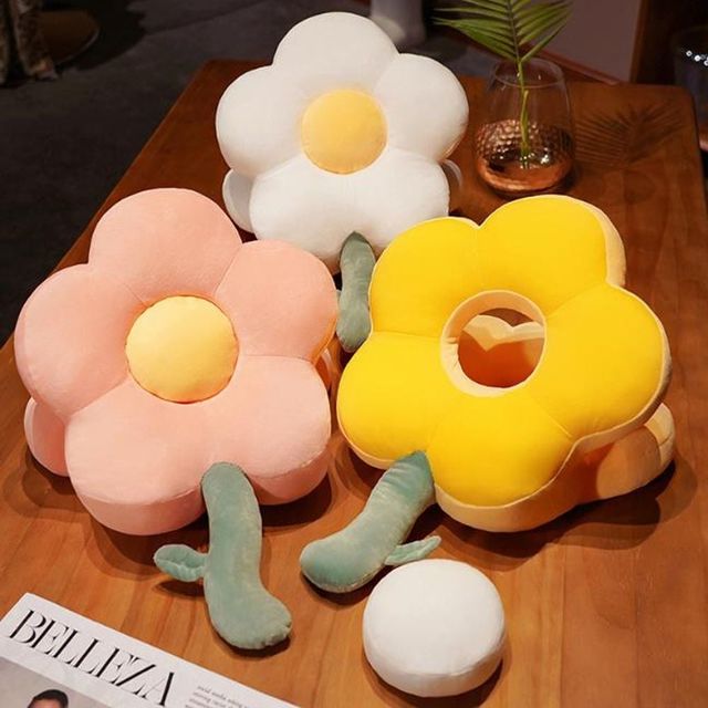 플라워 디자인 낮잠 쿠션 사무실 베개 팔쿠션 등쿠션