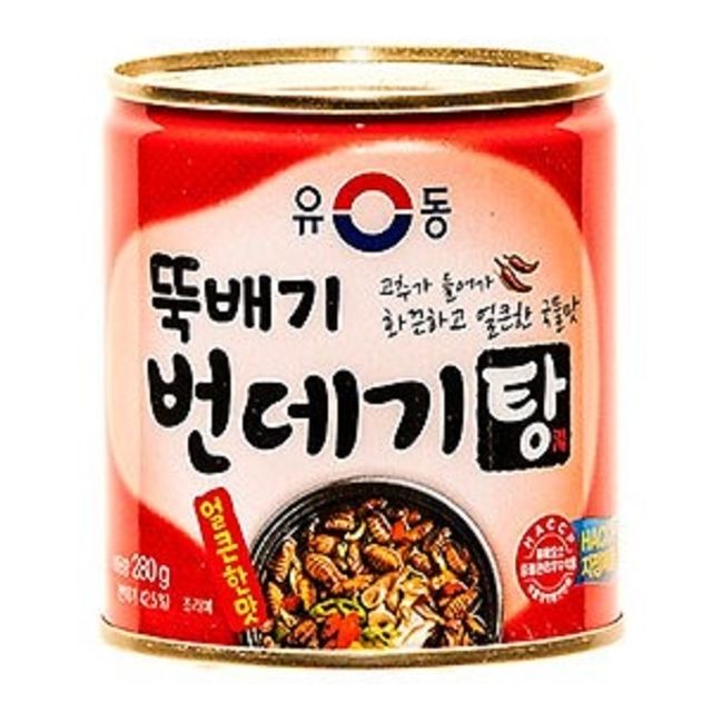 유동 뚝배기 번데기탕 얼큰한맛 280g x 2