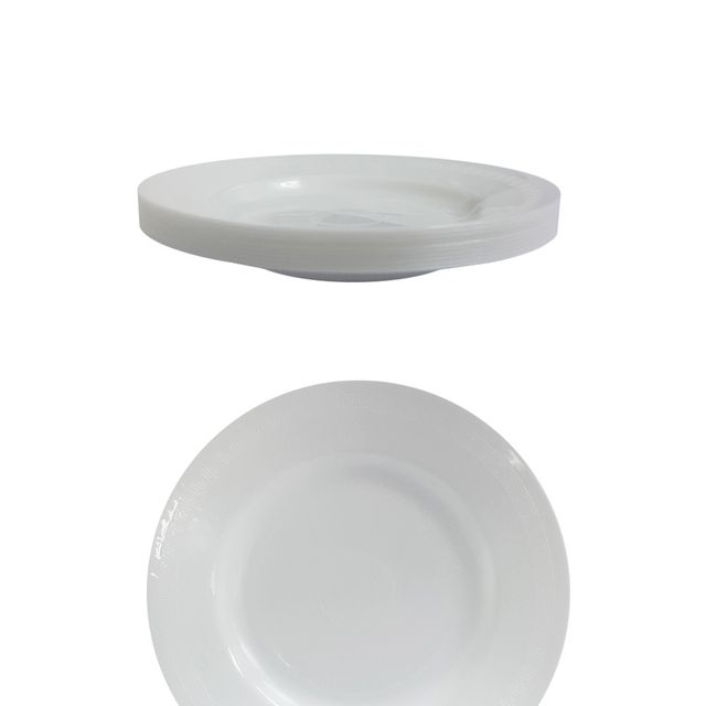 다회용 20cm원형접시 일회용기 중8호 10개