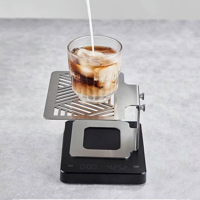 키밍 커피 저울 높이조절 거치대 머신 샷잔 받침대