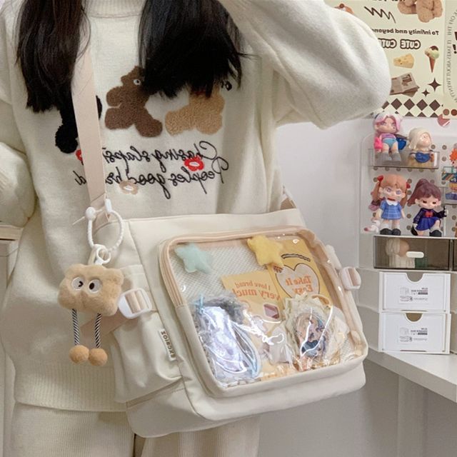 투명 사각 크로스백 OSM-1005907