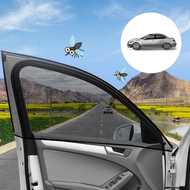 차량 창문 모기장 방충망 차박 걸이형 커버 앞좌석 대