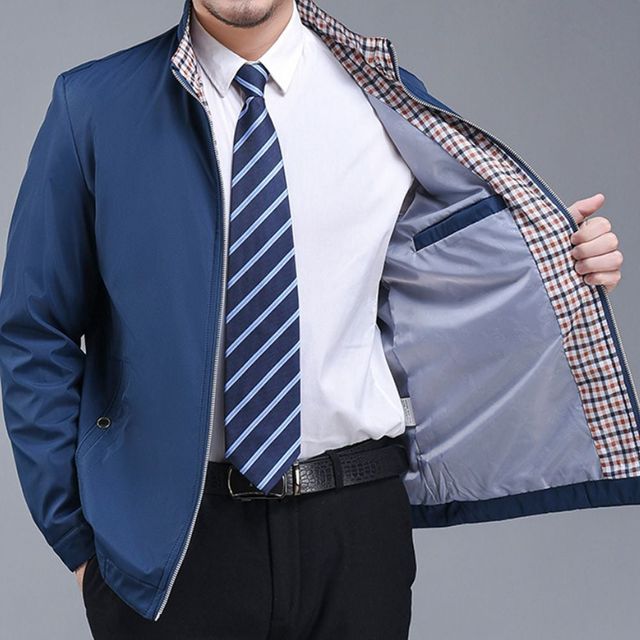 중년 남성 캐주얼 바람막이 점퍼 자켓 야구복 코트