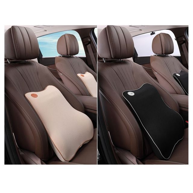 메모리폼 차량 허리쿠션 등받이쿠션 편안한 드라이빙 지원