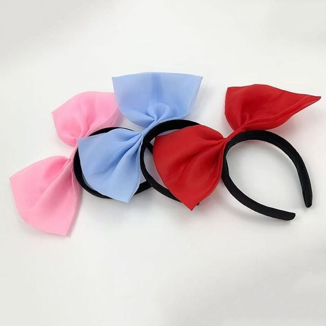 생일파티 왕리본 머리띠 촬영 소품 기념일 이벤트용