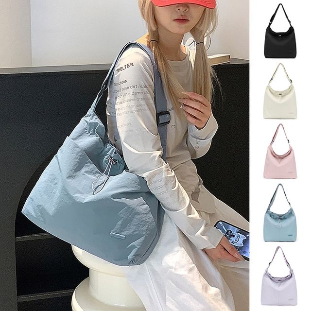 스트링 사각 나일론 크로스백 ELG-255