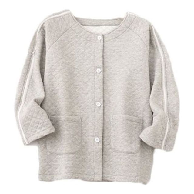 겨울 노인 환자복 간호복 치료 상의 트임 디자인