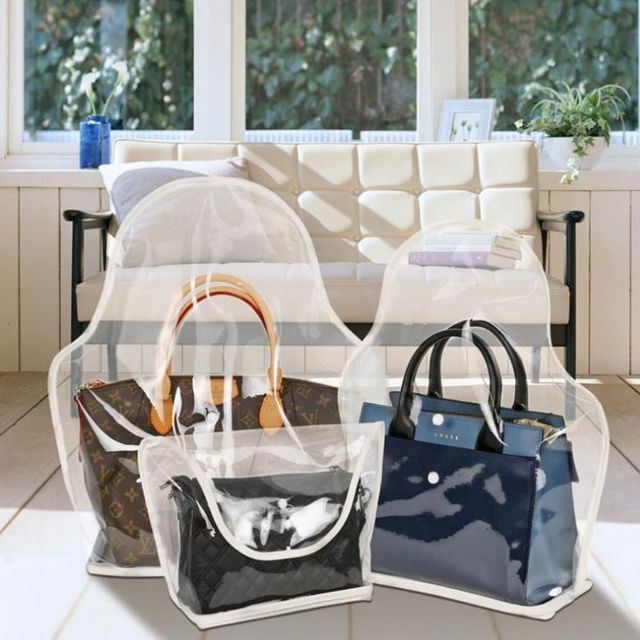 럭셔리 투명 가방 수납함 보관 포켓 커버