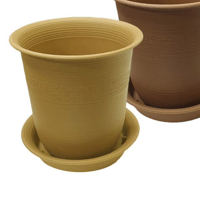 웰빙 원형 화분 플라스틱화분 화분받침 특대5호