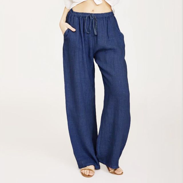 코람 여름 린넨 와이드 마바지 SD-250433