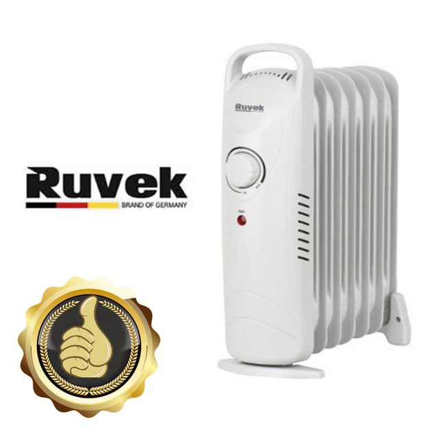 루베크17 저소음 안전난방 미니전기 라디에이터 7핀