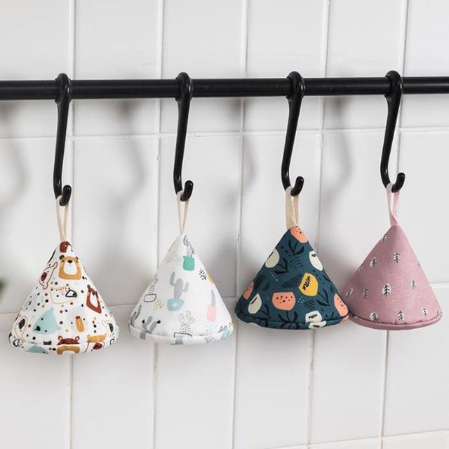 주방용 고깔 냄비 손잡이 오븐 장갑 모자