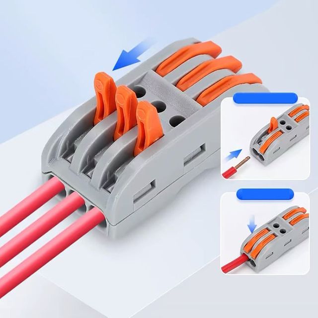 전선 연결 커넥터 원터치 와이어 터미널 단자 PCT-223