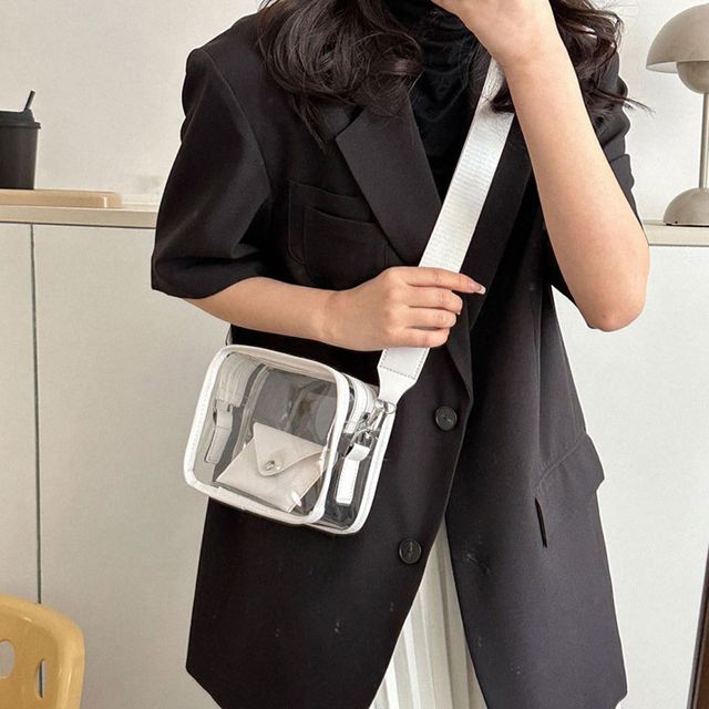 투명 PVC 물놀이 크로스백 4color DK-0062 DK-0062