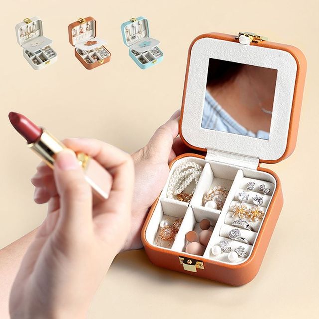 키밍 여행용 보석함 액세서리 수납함 휴대용 주얼리 박스