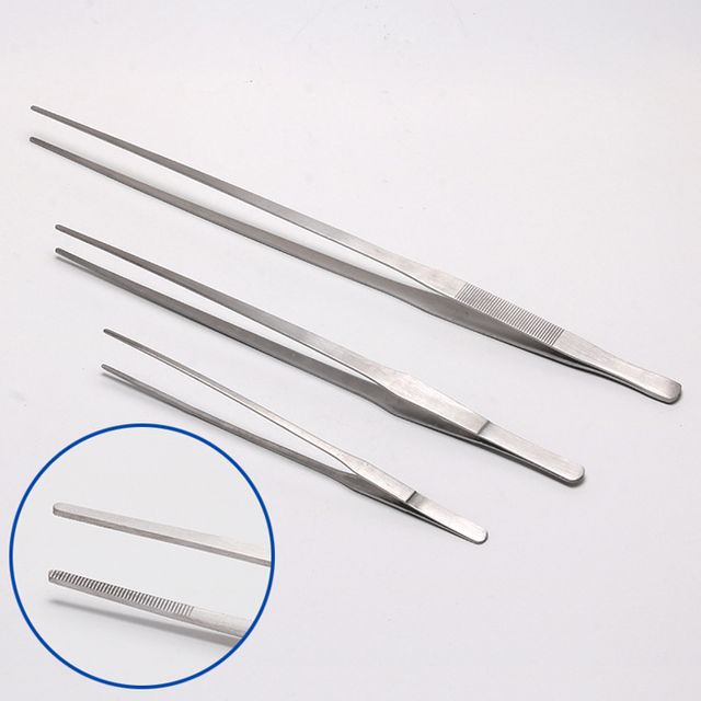 수초 심기 핀셋 27cm 직선형 어항 꾸미기 청소 집게