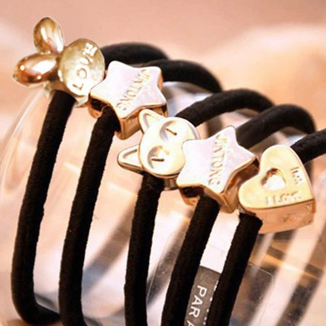 골드메달 고무줄 머리끈 머리끈 20개 머리끈