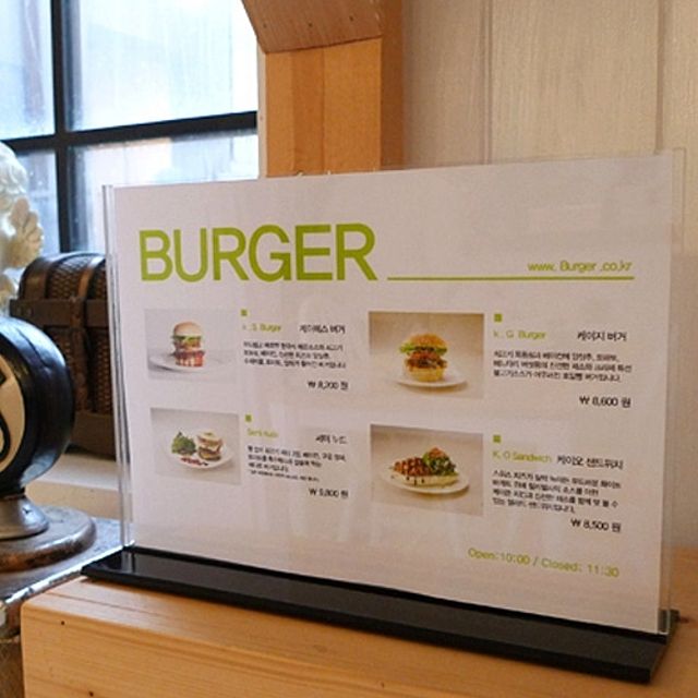 ( T자형꽂이 A4가로 297x210 대형 )