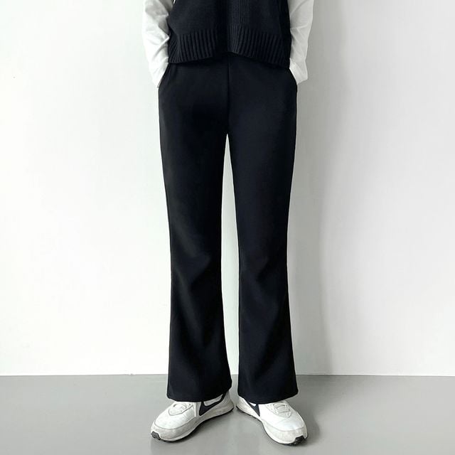 여성 브리넬 융털 기모 부츠컷 밴딩 팬츠 JB-1007279