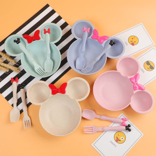 어린이 유아 귀요미 캐릭터 식기 식판 이유식 준비물